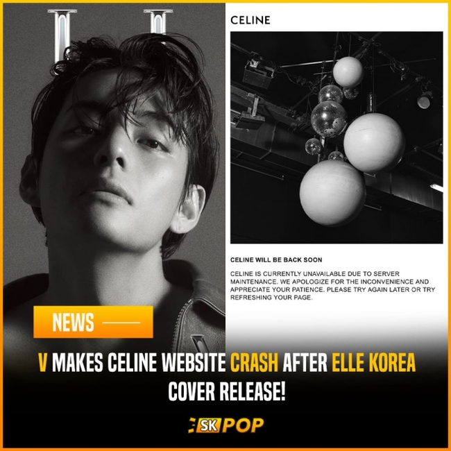V BTS khiến trang web của Celine bị sập sau thông tin trở thành đại sứ - Ảnh 5.
