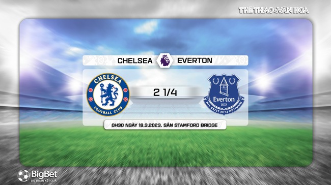 Tỷ lệ tài xỉu Chelsea vs Everton