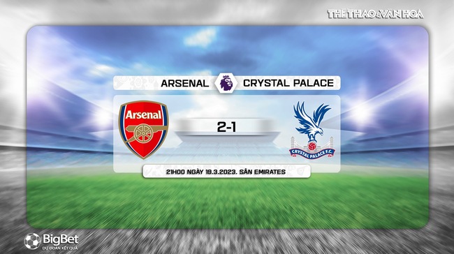Dự đoán tỷ số Arsenal vs Crystal Palace
