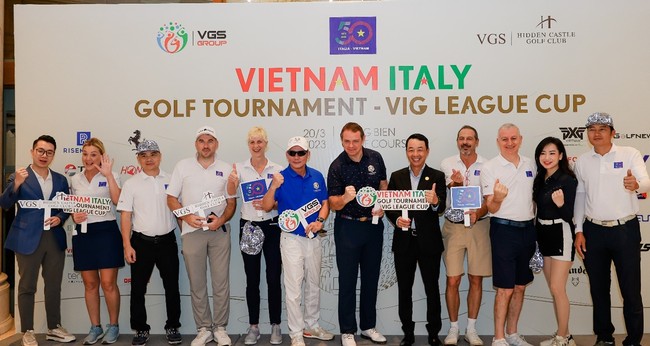 VGS Group tổ chức thành công giải giao hữu quốc tế Vietnam Italy Golf Tournament - Ảnh 1.