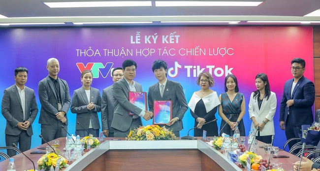 VTVcab và TikTok ký hợp tác chiến lược - Ảnh 1.