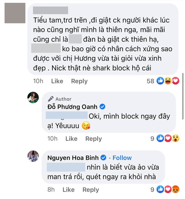 Bị gọi 'tiểu tam', Phương Oanh tuyên bố 'block', phản ứng Shark Bình còn gây tranh cãi hơn - Ảnh 3.
