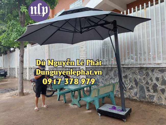 Bạt Nguyễn Lê Phát - Cung cấp ô dù che nắng mưa ngoài trời quán cafe giá rẻ Đà Lạt, Lâm Đồng, Bảo Lộc - Ảnh 3.