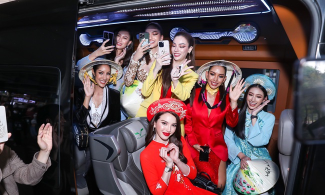 Chủ tịch Nawat và 7 thí sinh Miss Grand 'chốt đơn' nhiều nhất đổ bộ, diện áo dài để ghi điểm fan Việt - Ảnh 8.