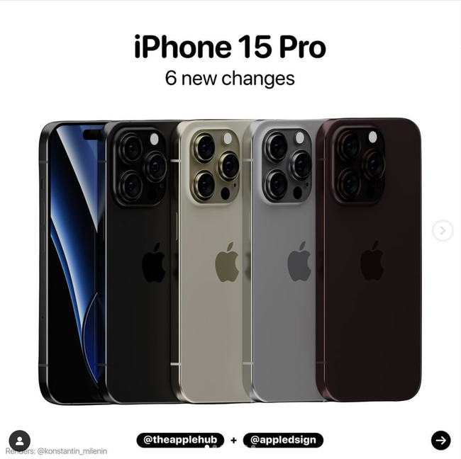 iPhone 15 Pro Max thì ra xịn thế này: Thiết kế &quot;nổi bần bật&quot; với nâng cấp chưa từng có, lại còn thêm màu đỏ siêu sang - Ảnh 1.