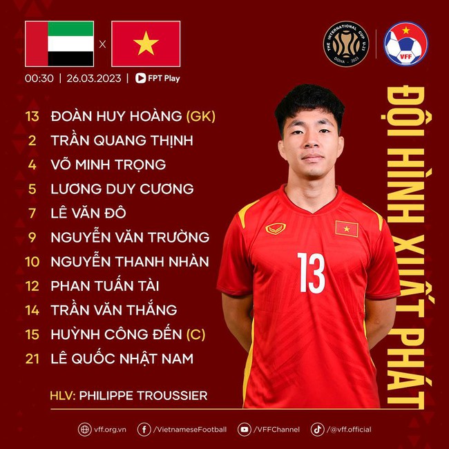 VTV6 trực tiếp bóng đá U23 Việt Nam vs U23 UAE (0h30, 26/3) - Ảnh 3.