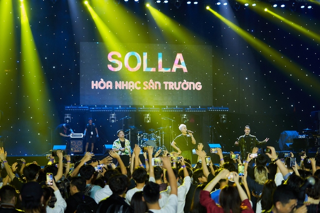 Sôi động đêm mở màn Hòa nhạc sân trường Solla Music  - Ảnh 6.