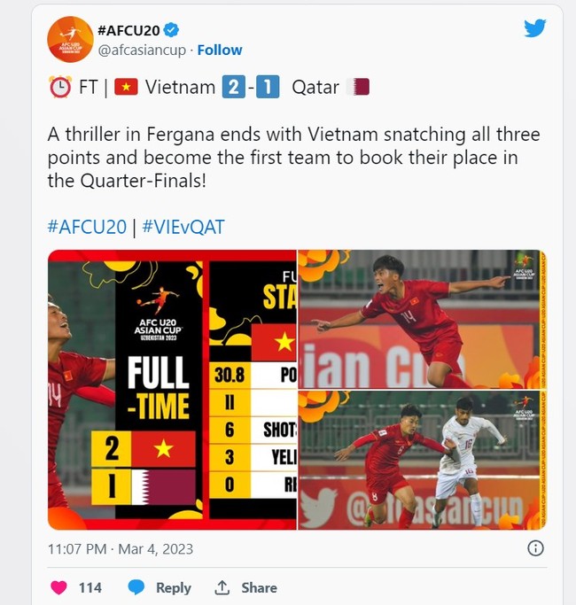 AFC nhầm lẫn khó tin sau khi U20 Việt Nam lại tạo địa chấn ở giải châu Á - Ảnh 3.