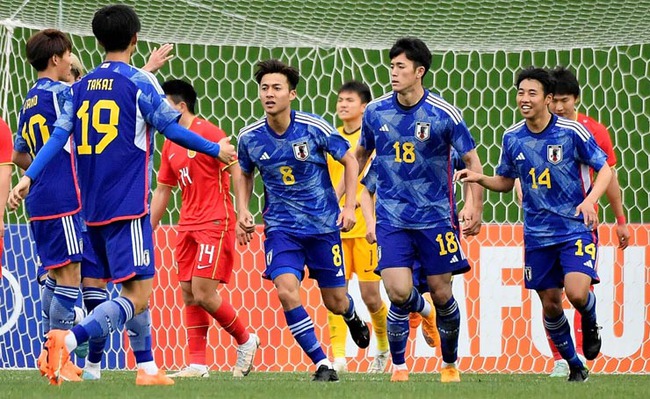 U20 Nhật Bản được đánh giá vượt trội về mọi mặt so với U20 Kyrgyzstan