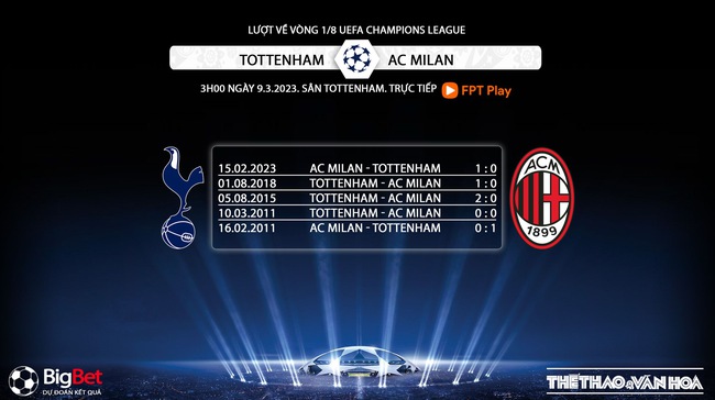 Nhận định, soi kèo Tottenham vs Milan (3h00, 9/3), Cúp C1 vòng 1/8 - Ảnh 5.