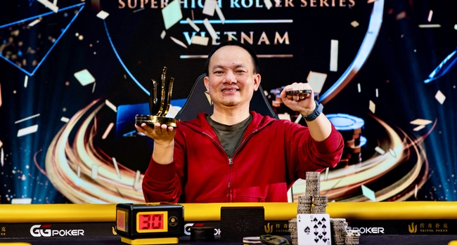 Doanh nhân Đào Minh Phú vô địch giải Triton Poker Vietnam, bỏ túi phần thưởng gần 40 tỷ đồng - Ảnh 2.