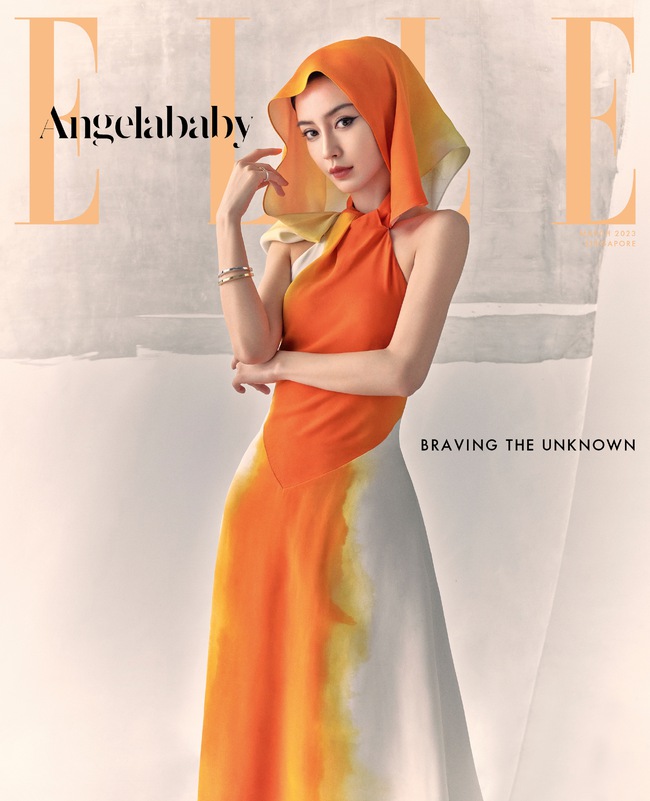 Angelababy trên bìa Elle Singapore tháng 3/2023: 'Học cách bỏ qua những lời ác ý' - Ảnh 2.