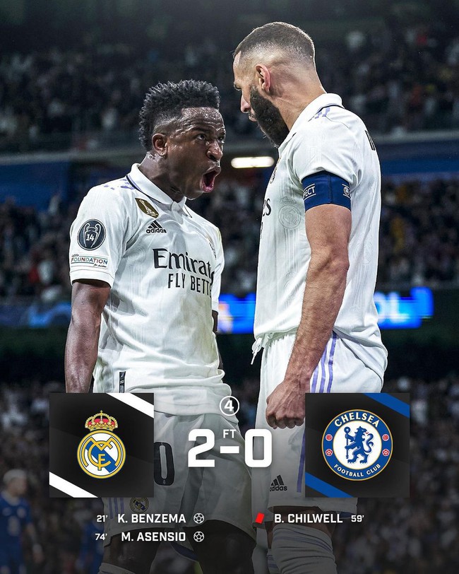 Real Madrid thể hiện đẳng cấp ‘vua’ Champions League, Chelsea thua cay đắng trận thứ 2 với Lampard - Ảnh 4.