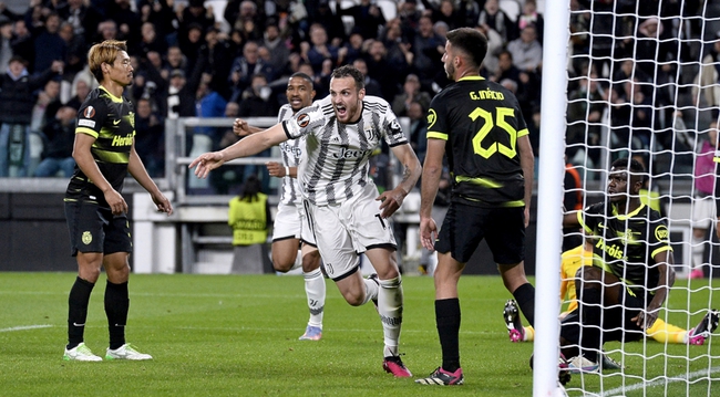 Gatti ghi bàn duy nhất của trận đấu, giúp Juventus vượt qua Sporting Lisbon với tỉ số tối thiểu