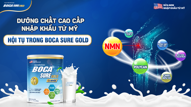 Sữa non xương khớp thế hệ mới Boca Sure Gold - Nguồn dinh dưỡng hoàn hảo cho sức khỏe con người - Ảnh 2.