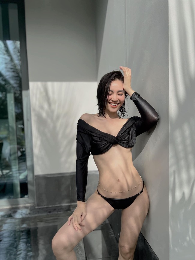 Ninh Dương Lan Ngọc gây sốt khi diện bikini, body chuẩn đét khiến netizen nóng bỏng mắt - Ảnh 2.
