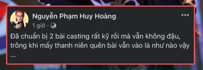 Cựu thí sinh “bốn chọn” từng khiến Binz và Wowy cãi nhau để tranh giành nhưng thi lại mùa 3 thì rớt thẳng, còn đăng status “hằn học”? - Ảnh 1.