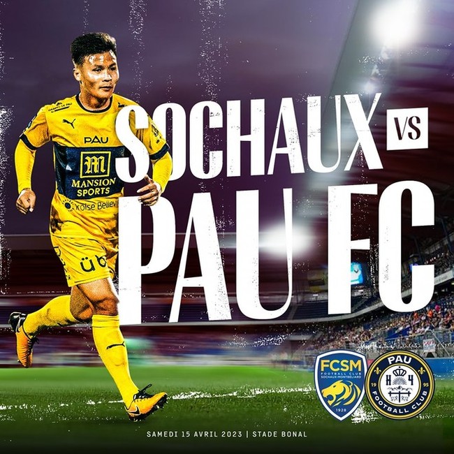 Bóng đá Việt Nam ngày 15/4: Quang Hải có thể được tin dùng ở trận Sochaux vs Pau FC - Ảnh 1.