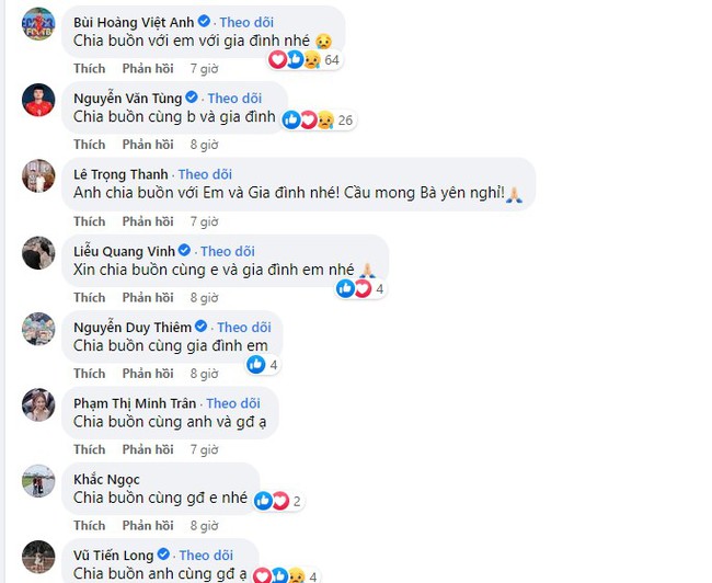 Người hùng SEA Games của U23 Việt Nam mất người thân, Bùi Tiến Dũng và các ngôi sao gửi lời chia buồn - Ảnh 3.