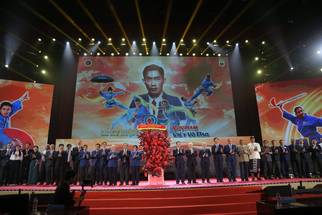 Chủ tịch nước Võ Văn Thưởng dự Lễ kỷ niệm 85 năm Ngày thành lập môn phái Vovinam Việt Võ Đạo - Ảnh 2.