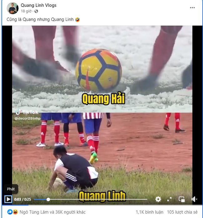Quang Vinh Vlog tái hiện siêu phẩm 'cầu vồng tuyết' của Quang Hải tại Angola trong trận cầu độc lạ khiến fan cười ra nước mắt - Ảnh 7.