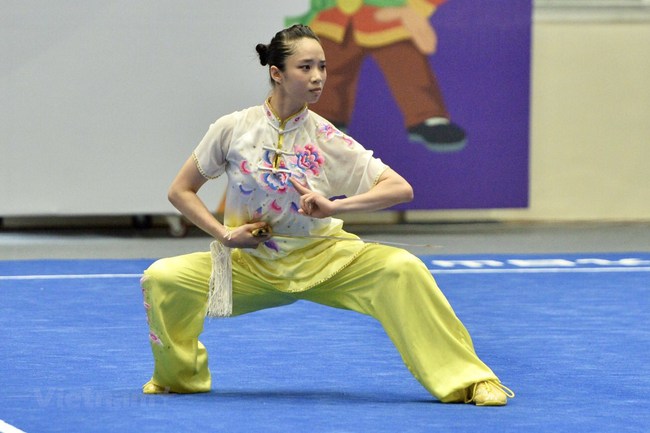 Hoa khôi wushu Dương Thúy Vi tuổi 29 vẫn thi đấu, còn 'nợ bố mẹ một chàng rể' - Ảnh 3.