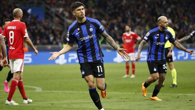 Lautaro Martinez giúp Inter vượt qua Benfica, xuất hiện derby Milano ở bán kết Champions League - Ảnh 5.