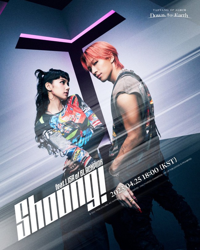 Taeyang tung poster cho đĩa đơn 'Shoong!' với Lisa Blackpink - Ảnh 1.
