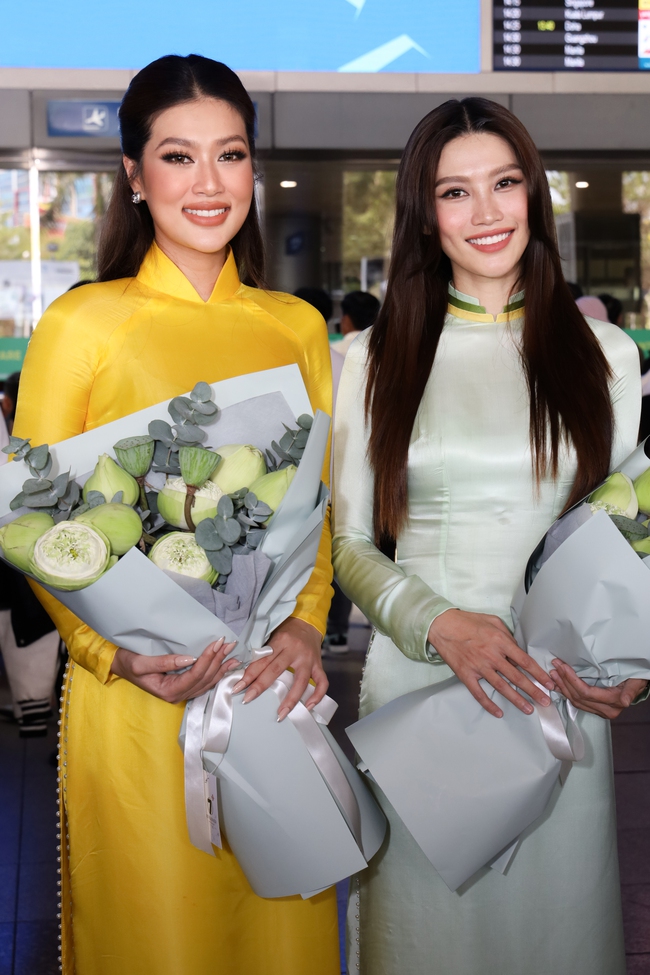 Hoa hậu đẹp nhất thế giới và 1 nhân vật quyền lực Miss Grand International đến Việt Nam, Thiên Ân và Quỳnh Châu đích thân ra đón - Ảnh 5.