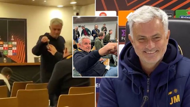 Mourinho chọc tức nhà báo fan Feyenoord, nói câu chí mạng đậm chất 'Người đặc biệt' - Ảnh 2.