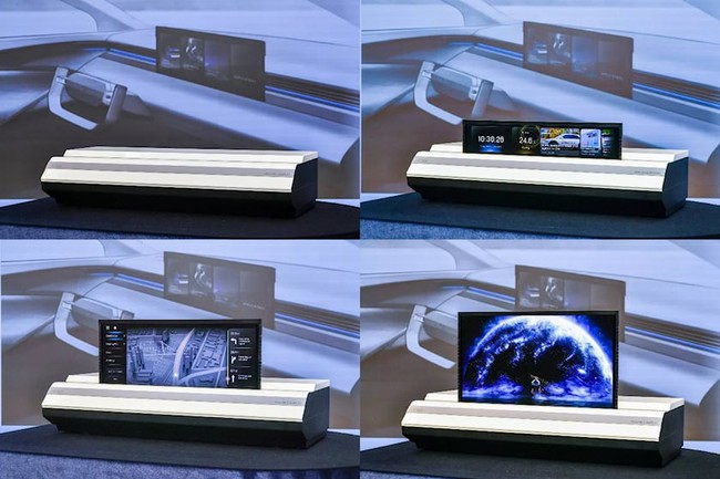 Hyundai công bố màn hình cuộn gọn vào táp lô đầy thú vị - Ảnh 2.