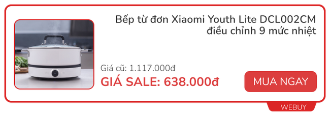 Đồ gia dụng Xiaomi lại sale đậm sát dịp lễ, nhiều món hè này nhà nào cũng cần - Ảnh 4.