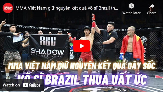 BTC liệu có sai khi không hủy kết quả thắng tranh cãi của võ sĩ Việt Nam trước đối thủ Brazil? - Ảnh 2.