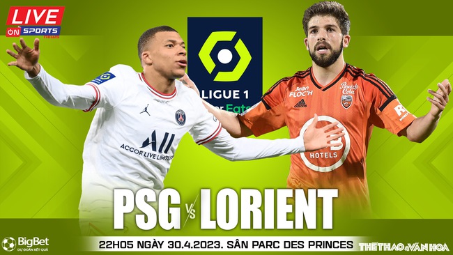 Nhận định, nhận định bóng đá PSG vs Lorient (22h05, 30/4), vòng 33 Ligue 1 - Ảnh 2.