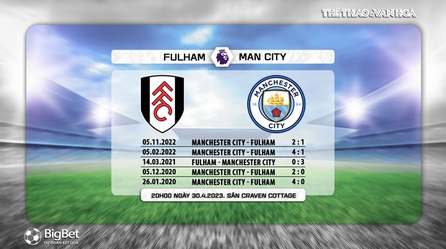 Nhận định, soi kèo Fulham vs Man City (20h00, 30/4), vòng 34 Ngoại hạng Anh - Ảnh 5.