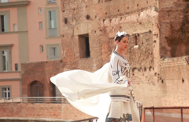 Áo dài và tơ lụa Việt chinh phục kinh đô thời trang Italia  - Ảnh 10.