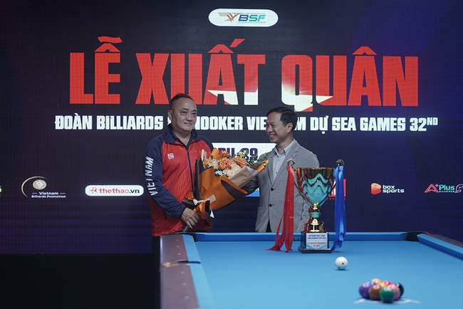 Đội Billiards và Snooker Việt Nam xuất quân tham dự SEA Games 32 - Ảnh 2.