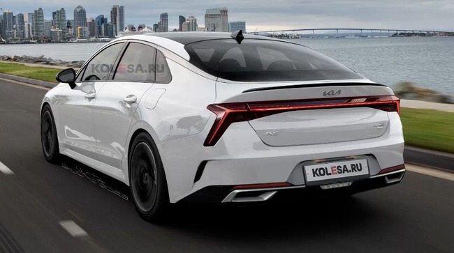 Kia K5 2024 dần lộ diện: Dự kiến ra mắt cuối năm nay, lột xác để gây sức ép lên Toyota Camry - Ảnh 3.