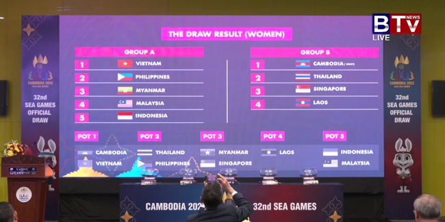 ĐT nữ Việt Nam rơi 'bảng tử thần' tại SEA Games 32, gặp ngay nhà vô địch Đông Nam Á - Ảnh 2.