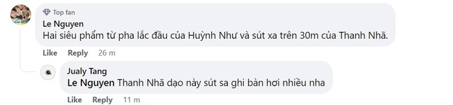 CĐV Việt Nam 'hưng phấn' vì Huỳnh Như ghi bàn, ngất ngây với siêu phẩm Thanh Nhã - Ảnh 4.