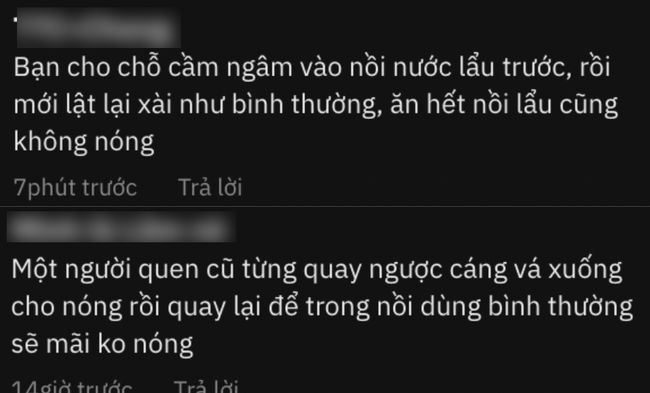 Anh chàng chỉ cách làm một hành động nhỏ khỏi lo nóng tay vì ăn lẩu, quả là &quot;kiến thức mới đã được tiếp thu!&quot; - Ảnh 8.