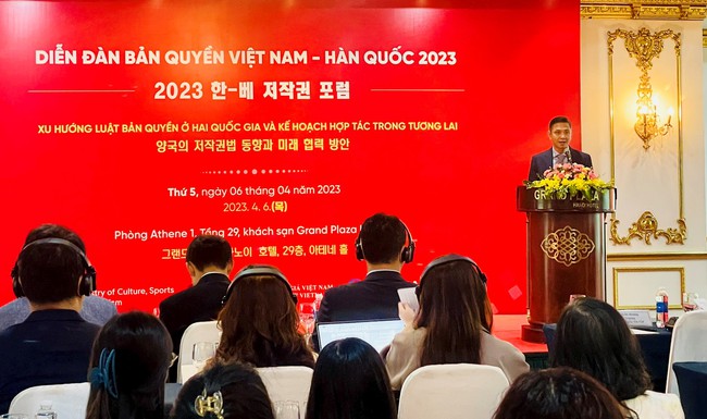 Phối hợp Việt Nam - Hàn Quốc thúc đẩy thực thi bảo vệ quyền tác giả, quyền liên quan - Ảnh 1.