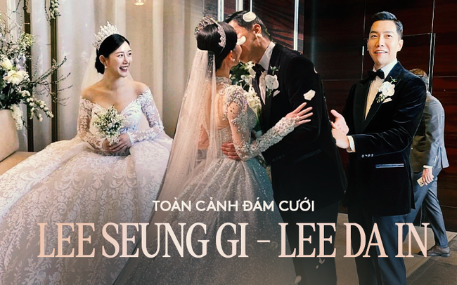 Toàn cảnh đám cưới 2 tỷ của Lee Seung Gi: Khách mời quyền lực như lễ trao giải, lễ đường lộng lẫy, chú rể quỳ xuống hát tặng cô dâu ca khúc đặc biệt - Ảnh 2.