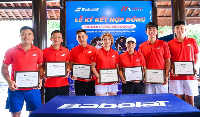 Babolat hỗ trợ phát triển tài năng quần vợt, cầu lông Việt Nam - Ảnh 1.