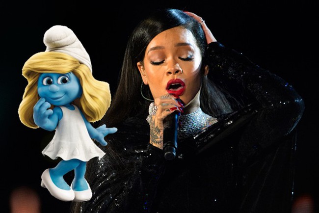 Rihanna lồng tiếng cho Tí cô nương trong 'The Smurfs' - Ảnh 1.