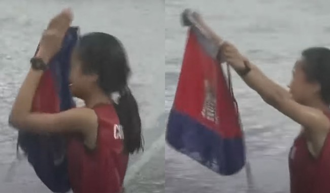 Thủ tướng Hun Sen thưởng 10.000 USD cho VĐV Campuchia vừa chạy vừa khóc trong mưa - Ảnh 3.