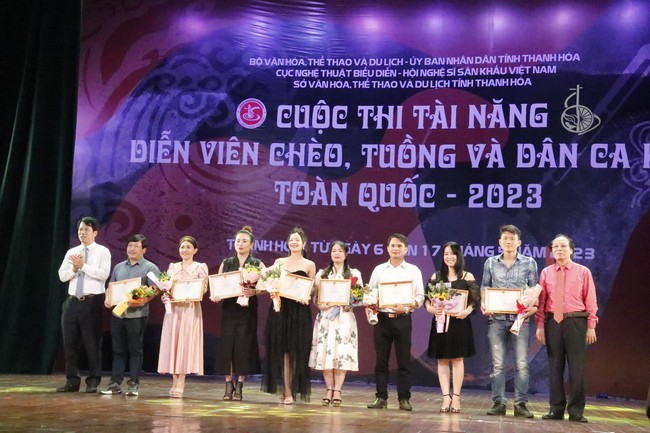 Lễ Tổng kết và trao giải Cuộc thi Tài năng diễn viên Tuồng và Dân ca kịch toàn quốc - 2023 - Ảnh 3.
