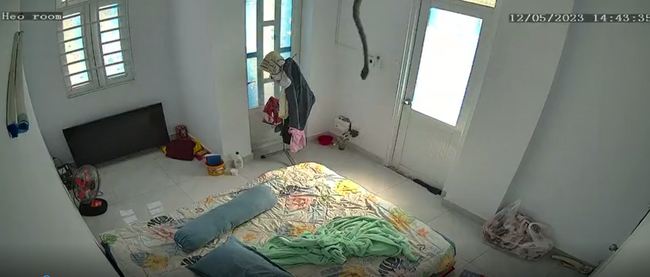 Đi làm thấy camera phòng ngủ cảnh báo có đột nhập, cô gái mở lên thì hết hồn - Ảnh 3.