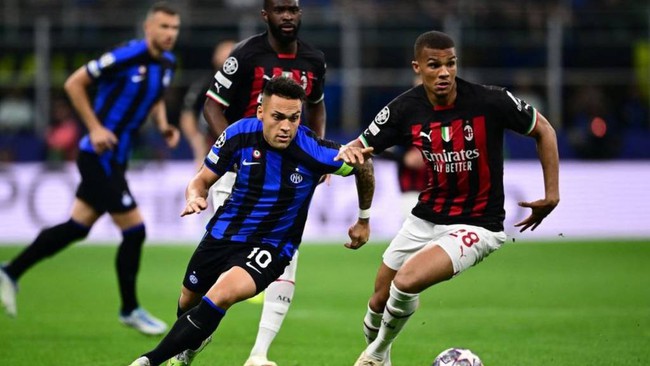Hiệp 1 trận derby Milan khép lại với không bàn thắng nào được ghi