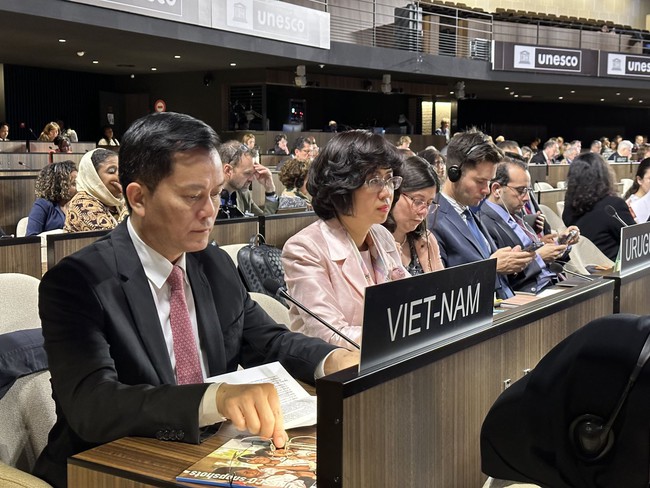 Thứ trưởng Ngoại giao Hà Kim Ngọc tham dự kỳ họp lần thứ 216 Hội đồng chấp hành UNESCO - Ảnh 2.